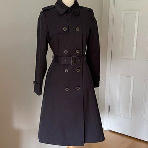 Lauren Ladies Trench Coat Size M Navy